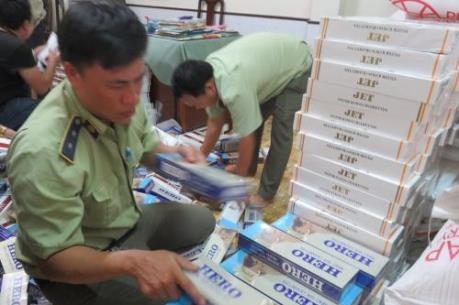 Long An thu giữ trên 4.300 gói thuốc lá nhập lậu