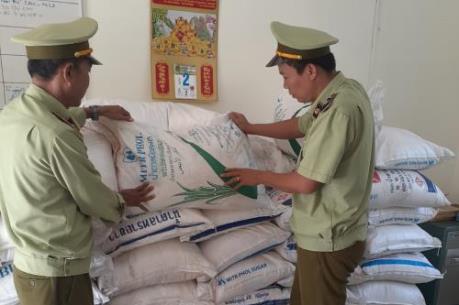 Thu giữ 6 tấn đường cát không có hoá đơn chứng từ hợp pháp