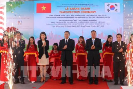 Khánh thành nhà máy xử lý nước thải thành phố Long Xuyên