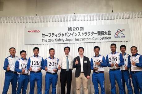 Honda Việt Nam đoạt giải nhất hội thi lái xe an toàn quốc tế 2019