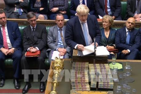 Vấn đề Brexit: Thủ tướng B.Johnson nhận "gáo nước lạnh" từ Hạ viện Anh