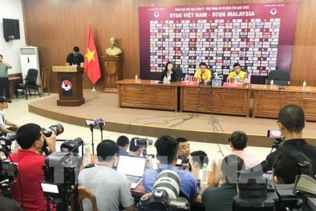 Đội tuyển Việt Nam và Malaysia đều bày tỏ quyết tâm giành kết quả tốt nhất