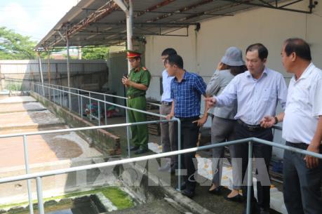 Kiểm tra việc bảo vệ môi trường của Công ty Hải sản Thu Trọng I