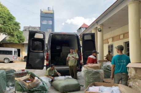 450 kính giả nhãn hiệu Chanel bị lưc lượng quản lý thị trường bắt giữ