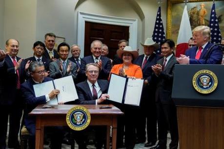 Quốc hội Nhật Bản sẽ xem xét việc thông qua thỏa thuận thương mại với Mỹ