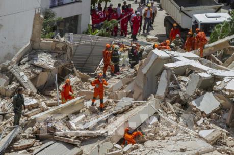 Sập tòa nhà 7 tầng tại Brazil