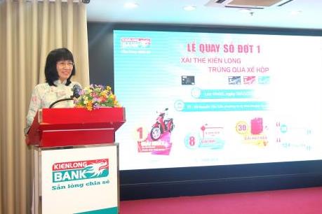 Đã có 39 khách hàng thẻ tín dụng Kienlongbank trúng thưởng đợt 1
