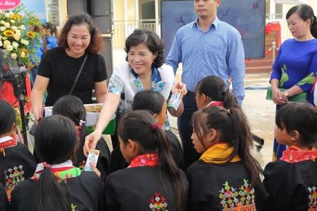 Lan tỏa chương trình sữa học đường 