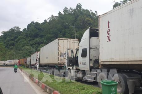 Tăng thời gian làm việc, thông quan nhanh hàng ùn ứ tại cửa khẩu Tân Thanh