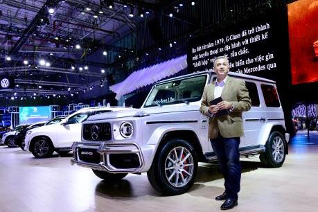 "Siêu phẩm” G 63, tâm điểm của gian hàng Mercedes-Benz tại VMS 2019