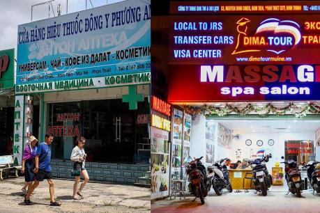 Bình Thuận: Chấn chỉnh tình trạng biển hiệu quảng cáo chỉ bằng tiếng nước ngoài