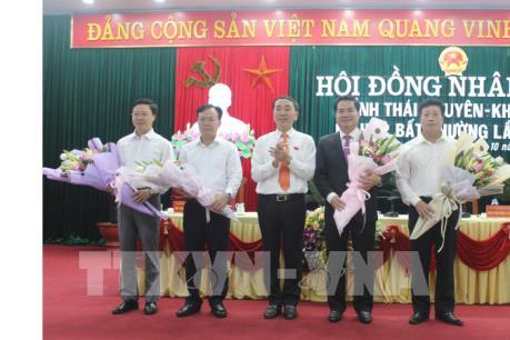 Ông Lê Quang Tiến được bầu giữ chức Phó Chủ tịch UBND tỉnh Thái Nguyên