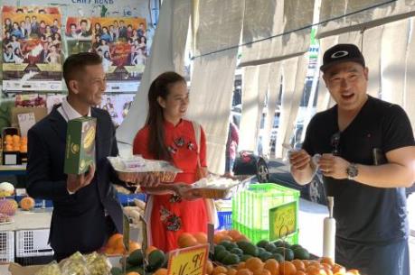 Sầu riêng Việt Nam ra mắt người tiêu dùng Australia