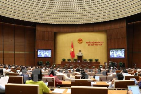 Hôm nay, Quốc hội biểu quyết một nghị quyết, thảo luận hai dự án Luật