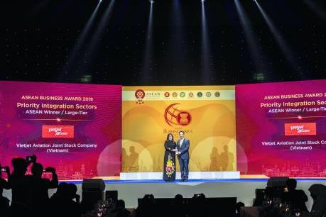 Vietjet được vinh danh là doanh nghiệp hàng không tốt nhất Đông Nam Á
