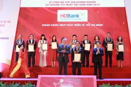 HDBank lọt Top 10 doanh nghiệp lợi nhuận tốt nhất Việt Nam 
