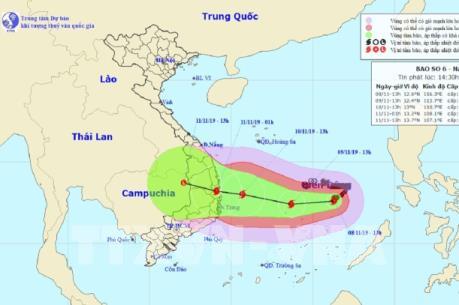 Ứng phó với bão số 6 tại Khánh Hòa