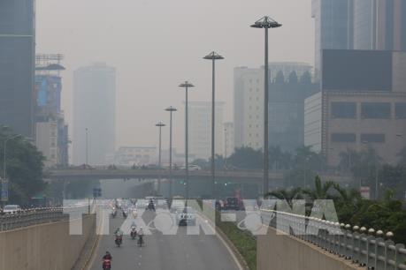 Chất lượng không khí Hà Nội ở mức vàng và cam