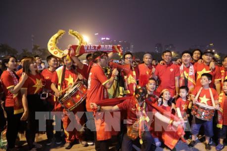 Không khí trước trận Việt Nam - UAE