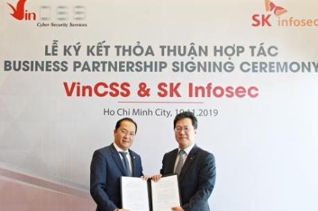 VINCSS ký Thoả thuận hợp tác an ninh mạng với SK INFOSEC