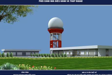 Quản lý bay khởi công xây dựng Trạm Radar Vinh trị giá trên 128 tỷ đồng