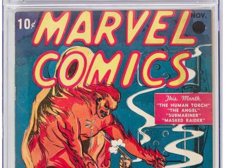 Cuốn truyện tranh đầu tiên của Marvel đạt kỷ lục đấu giá