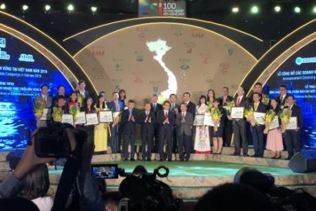 Vinh danh 20 doanh nghiệp phát triển bền vững xuất sắc nhất tại Việt Nam năm 2019