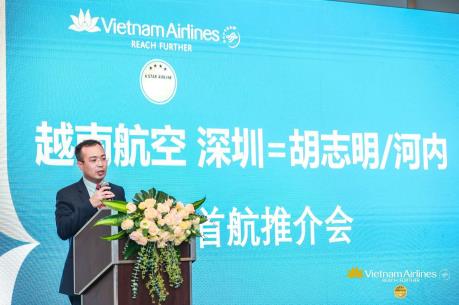 Vietnam Airlines khai trương đường bay giữa Việt Nam và Thâm Quyến (Trung Quốc)