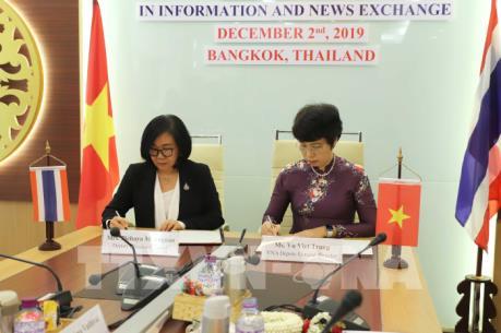 TTXVN và Cục Quan hệ Công chúng Thái Lan thúc đẩy hợp tác