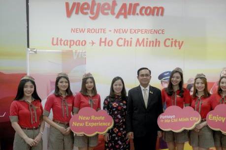 Vietjet ra mắt đường bay mới Tp. Hồ Chí Minh – Pattaya