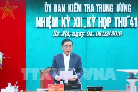Kiểm tra khi có dấu hiệu vi phạm đối với Ban Thường vụ Đảng ủy Tổng Công ty Thép Việt Nam