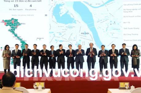 Thủ tướng Nguyễn Xuân Phúc dự Lễ khai trương Cổng Dịch vụ công quốc gia