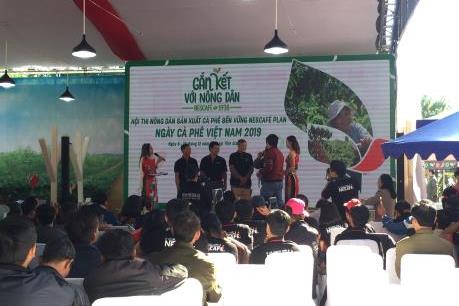 Lâm Đồng giành giải nhất Hội thi nông dân sản xuất cà phê bền vững