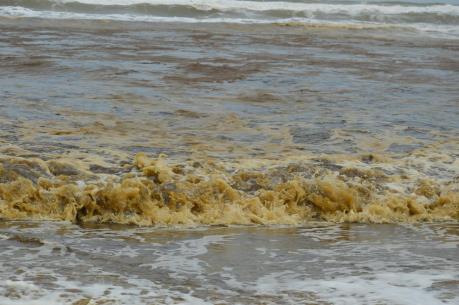 Nước biển đổi màu ở Quảng Ngãi: Một mẫu nước có nồng độ pH vượt ngưỡng cho phép