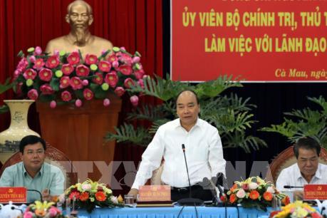 Thủ tướng Nguyễn Xuân Phúc làm việc với tỉnh Cà Mau