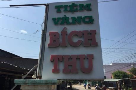 Xảy ra vụ cướp tiệm vàng táo tợn ở An Giang