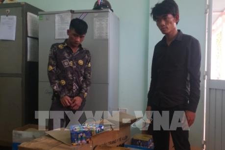 Phát hiện vụ vận chuyển trái phép gần 200 kg pháo