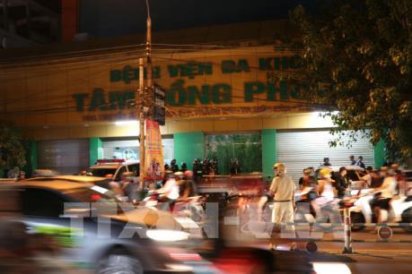 Tạm giữ 14 đối tượng gây rối tại bệnh viện Tâm Hồng Phước