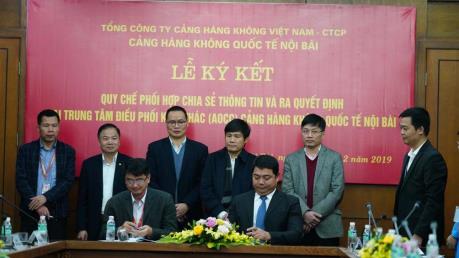 Ký quy chế phối hợp nâng cao khả năng khai thác tại sân bay Nội Bài