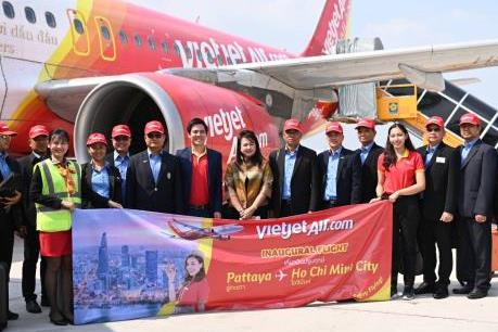 Vietjet khai trương đường bay Tp. Hồ Chí Minh - Pattaya, mở bán hàng loạt vé 0 đồng