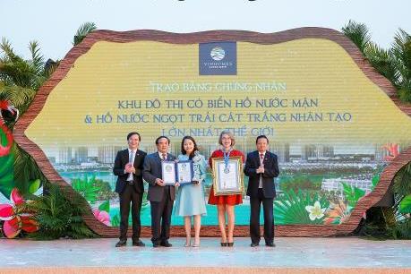 Khánh thành công trình biển hồ nước mặn tại Vinhomes Ocean Park