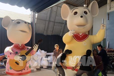 Tp Hồ Chí Minh chuẩn bị đường hoa Nguyễn Huệ Xuân Canh Tý 2020