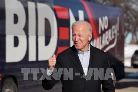 Bầu cử Mỹ 2020: Ông Joe Biden tiếp tục dẫn đầu danh sách ứng cử viên đảng Dân chủ