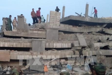 Chưa phát hiện nạn nhân gốc Việt trong vụ sập nhà ở Campuchia