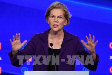 Bầu cử Mỹ 2020: Ứng cử viên E.Warren công bố kết quả gây quỹ tranh cử