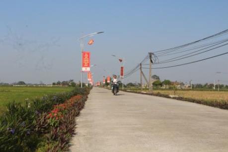 Xuân về trên huyện nông thôn mới Thanh Liêm