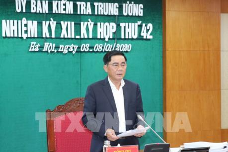 Ủy ban Kiểm tra Trung ương kết luận về vi phạm của một số cá nhân và tập thể 