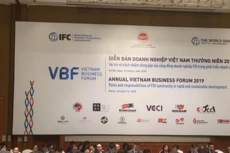 Khai mạc Diễn đàn doanh nghiệp Việt Nam thường niên 2019