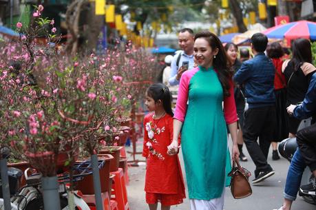 Dạo chợ hoa Tết truyền thống Hà Thành, mỗi năm chỉ họp một lần