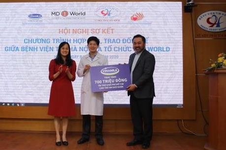 Vinamilk hỗ trợ thêm 700 triệu đồng chi phí mổ tim cho trẻ khó khăn